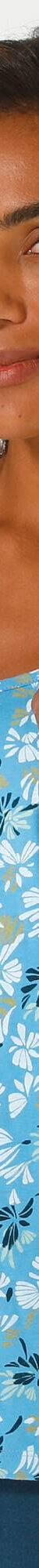 Haut de pyjama manches longues imprimé fleuri (bleu / écru) Haut de pyjama manches longues imprimé fleuri (bleu / écru)